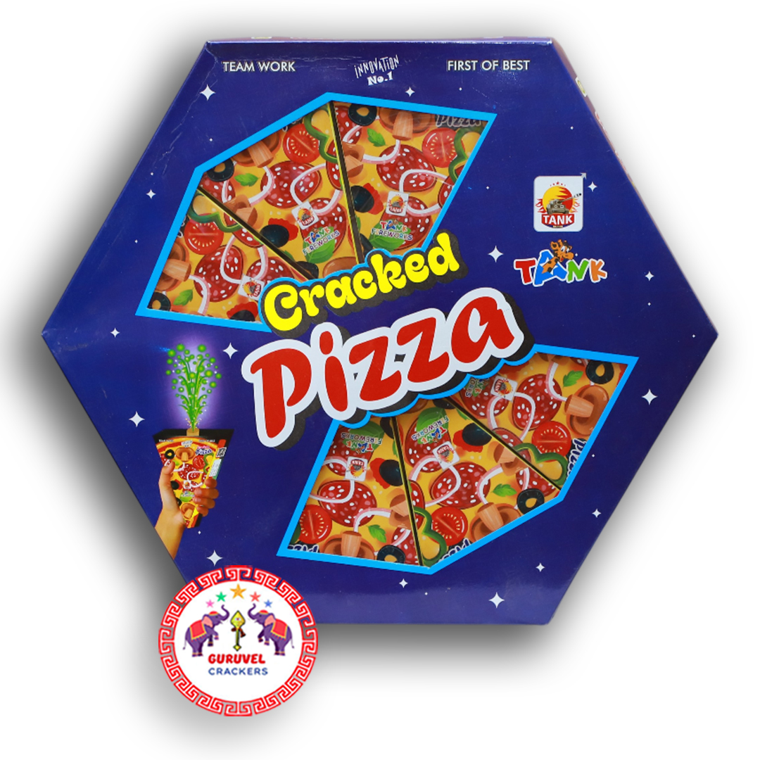 cracked pizza